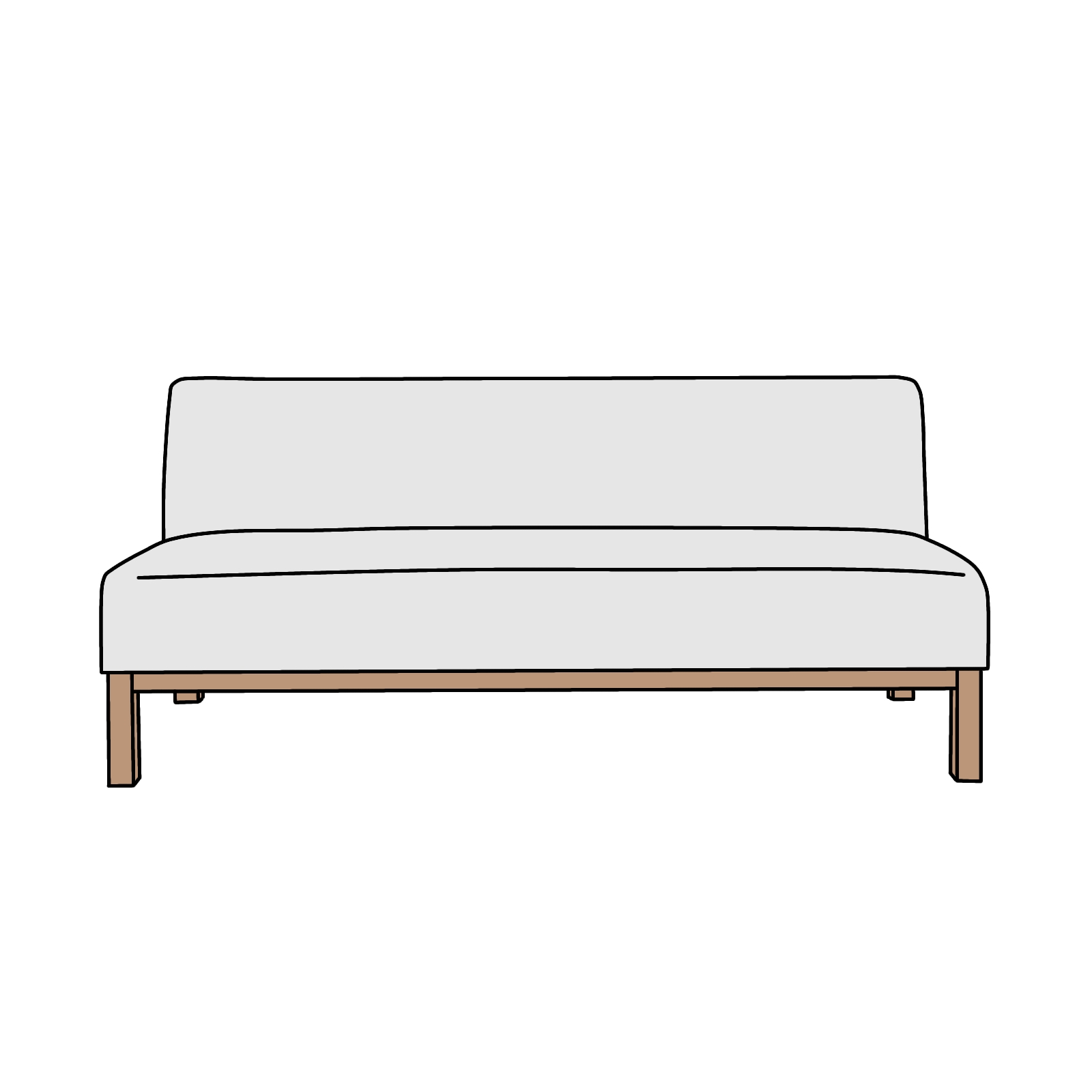 NOYES（ノイエス）のソファベンチ コンセプトライン：Decibelシリーズ